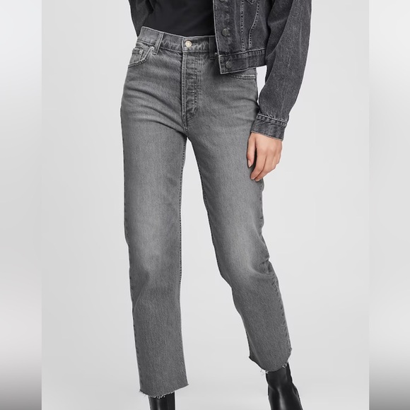 NWT High Rise Cheeky Straight Leg Size 4R - Picture 2 of 5